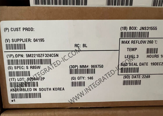 5M2210ZF324C5N در سیستم FPGA قابل برنامه ریزی با 324 پین FBGA و 271 I/O دستگاه منطقی قابل برنامه ریزی پیچیده