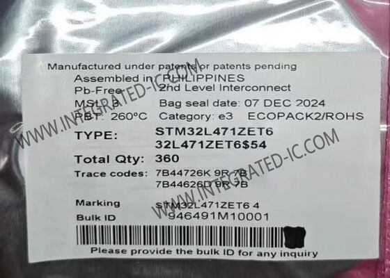 STM32L471ZET6 میکروکنترلر MCU 80MHz 32 بیتی ARM Cortex-M4 Ultra-low-power LQFP-144