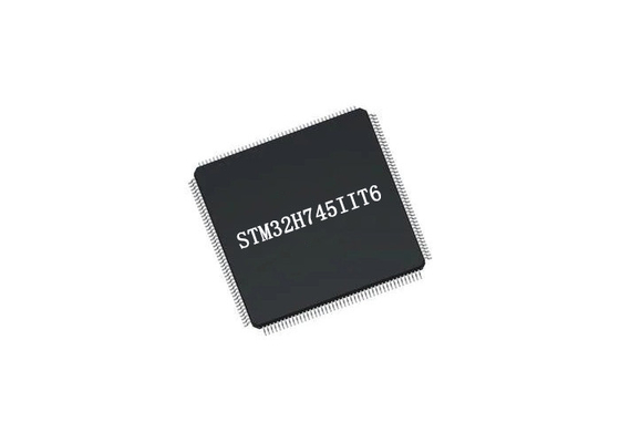 آی سی میکروکنترلر ARM Cortex-M4 تراشه مدار مجتمع STM32H745IIT6 32 بیتی دو هسته ای