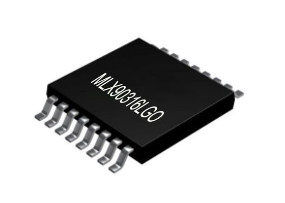 Gull Wing MLX90316LGO-BCG-000-RE اندازه گیری موقعیت خطی TSSOP16 اثر سالن