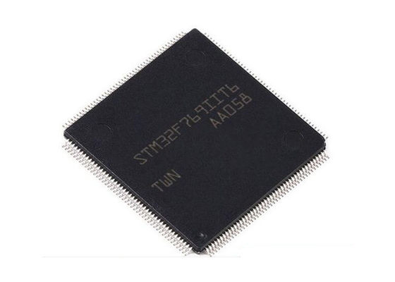میکروکنترلر IC STM32F769IIT6 ARM Cortex M7 MCU با 2 مگابایت پایه فلش سطحی