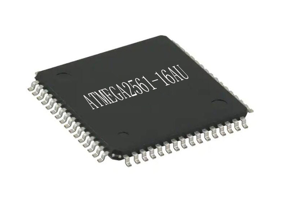 IC میکروکنترلر 8 بیتی ATMEGA2561-16AU در فلش قابل برنامه ریزی سیستم TQFP64
