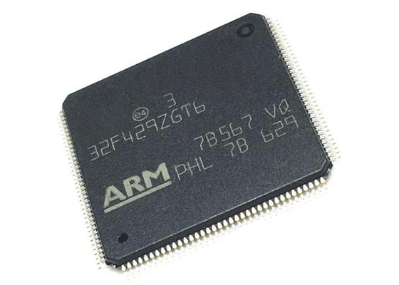 تراشه میکروکنترلر STM32F429ZGT6 یکپارچه ARM Cortex M4 144LQFP تک هسته ای