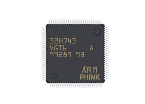تک هسته ای 32 بیتی MCU STM32H743VGT6 Arm Cortex M7 MCU Flash 1MB RAM