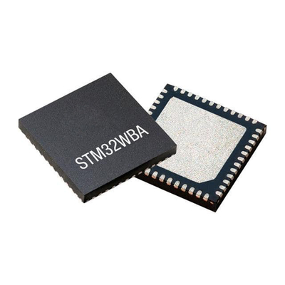 بسته 48-UFQFN ICs فرستنده گیرنده RF STM32WBA52CGU6 MCU 2.4GHz بی سیم BT V5.3