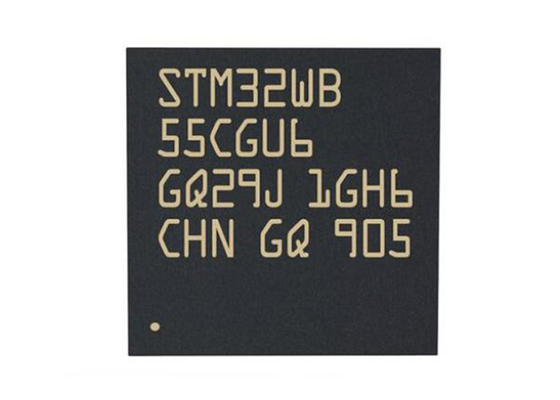 میکروکنترلر MCU STM32WB55CGU6 آی سی فرستنده و گیرنده RF 48UFQFN Arm Cortex M4 MCU