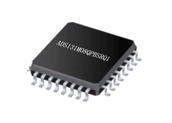 تراشه های خودرو مبدل 24 بیتی آنالوگ به دیجیتال TQFP32 آی سی تراشه ADS131M08QPBSRQ1