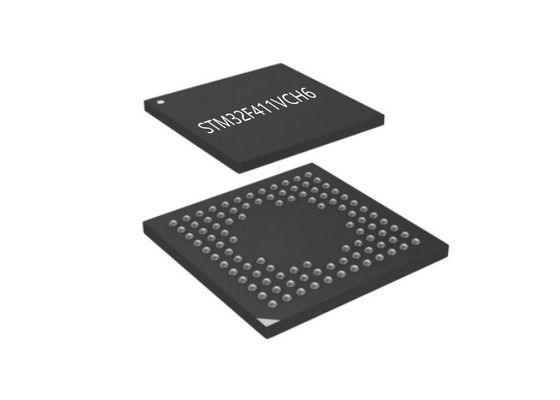 میکروکنترلر MCU STM32F411VCH6 بازوی 32 بیتی تک هسته ای Cortex-M4 Core 100-UFBGA