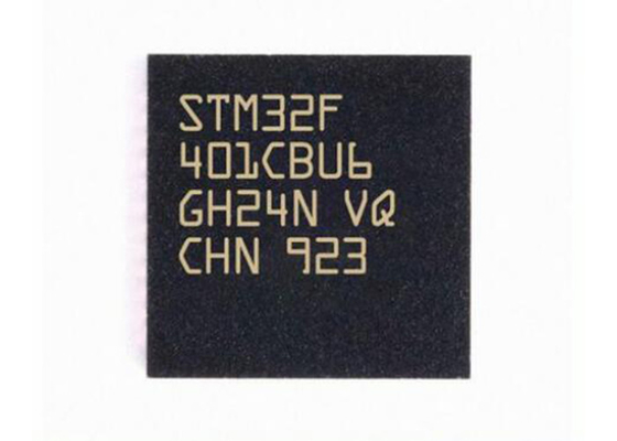میکروکنترلر UFQFN48 STM32F401CBU6 میکروکنترلر MCU 84 مگاهرتز 128 کیلوبایت آی سی میکروکنترلر فلش