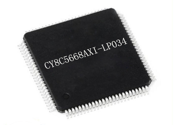 میکروکنترلر 67 مگاهرتز MCU CY8C5668AXI-LP034 سیستم قابل برنامه ریزی روی تراشه 100TQFP