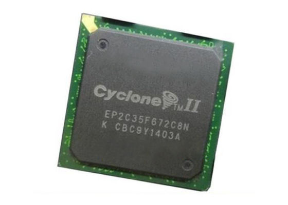 تراشه مدار مجتمع آرایه گیت قابل برنامه ریزی فیلد EP2C35F672C8N 672-FBGA