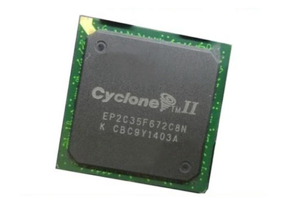 672-FBGA EP2C35F672C8 Cyclone II تراشه های گیت قابل برنامه ریزی میدانی با فرکانس 260 مگاهرتز FPGA