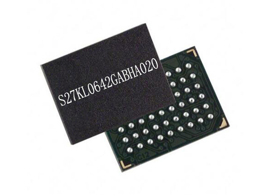 تراشه مدار مجتمع 200 مگاهرتز S27KL0642GABHA020 آی سی حافظه شبه SRAM 24-FBGA