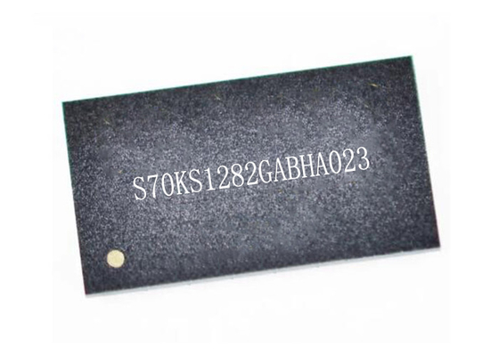 حافظه IC Chip S70KS1282GABHA023 200MHz حافظه IC Pseudo SRAM 24-FBGA
