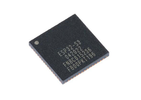 آی سی BT IC ESP32-S3R8V کم مصرف فرستنده و گیرنده RF ICs 56-QFN 2.4GHz WiFi BT v5.0 LE SoC