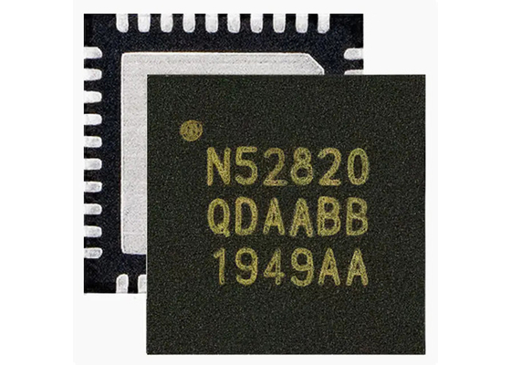 2.4GHz 40-VFQFN BT IC NRF52820-QDAA-R7 RF سطحی آی سی مانت