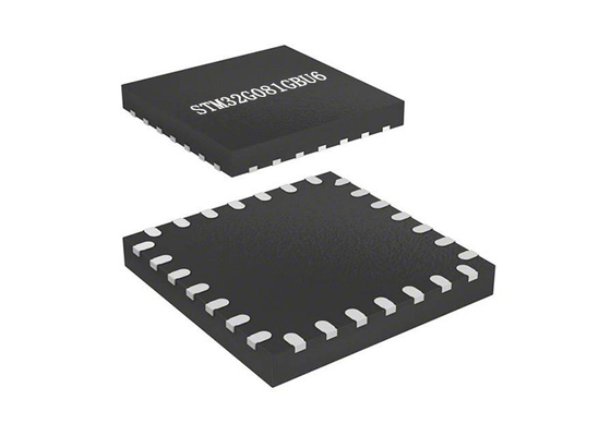 میکروکنترلرهای ARM STM32G081GBU6 پایه سطحی 32 بیتی تک هسته ای 28-UFQFN