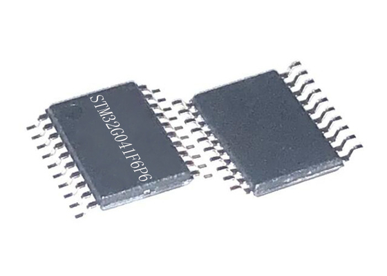 تراشه‌های تک هسته‌ای 32 بیتی MCU STM32G041F6P6 ARM Cortex-M0+ 20-TSSOP