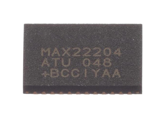 تراشه مدار مجتمع MAX22204ATU+ درایور استپر موتور 38-WFQFN نیم پل