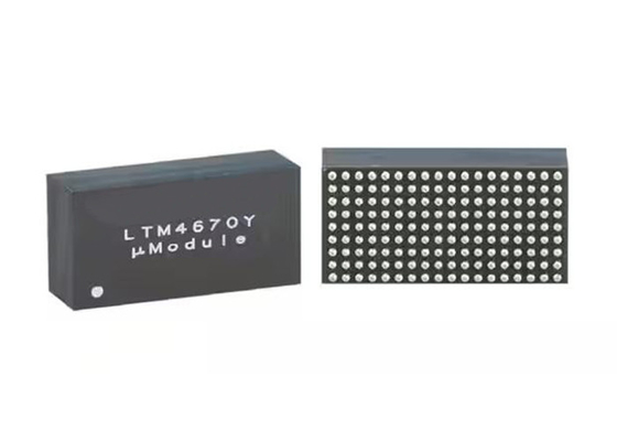 تراشه مدار مجتمع LTM4670IY 2MHz Low VIN Quad µModule Regulator BGA-162