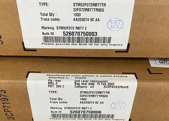 STM32F072R8T7 32 بیتی تک هسته ای 48MHz 64KB Microcontroller IC