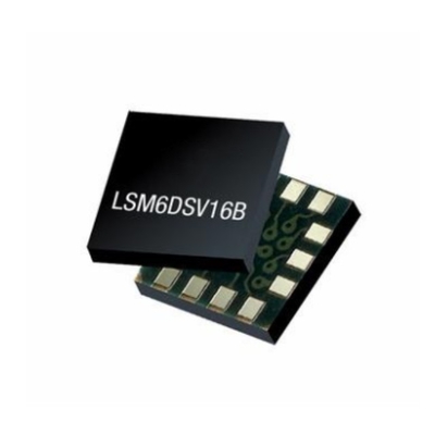 IC حسگر LSM6DSV16BTR 6 محور IMU با فیوژن حسگر و ویژگی های شنوایی برای TWS