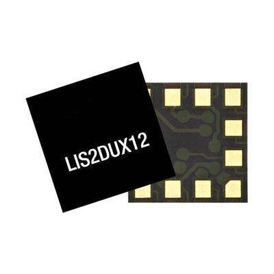 IC حسگر LIS2DUX12TR قدرت فوق کم 3- محور سرعت سنج هوشمند حسگر حرکت 12-LGA
