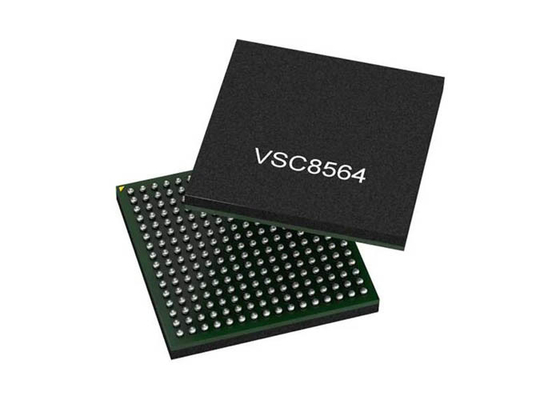 IC اترنت VSC8564XKS-14 چهار پورت اترنت هم زمان PHY گیرنده های BGA-256