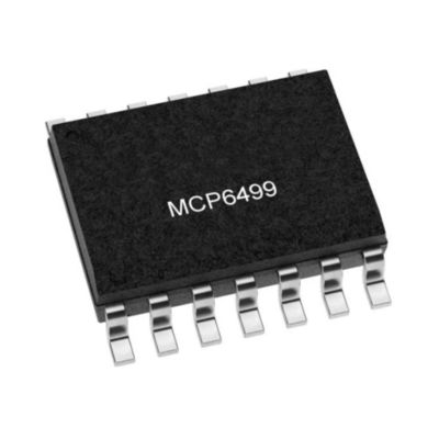 تراشه مدار یکپارچه MCP6499T-E/SL 4 Circuit General Purpose Amplifier 14-SOIC