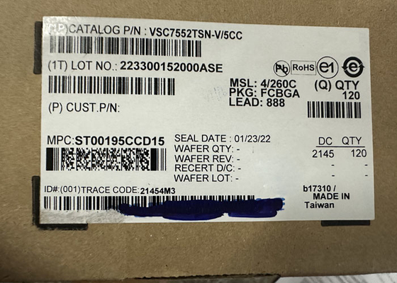 IC Ethernet VSC7552TSN-V/5CC IC اتریتن مخابراتی سوئیچ 888-FCBGA