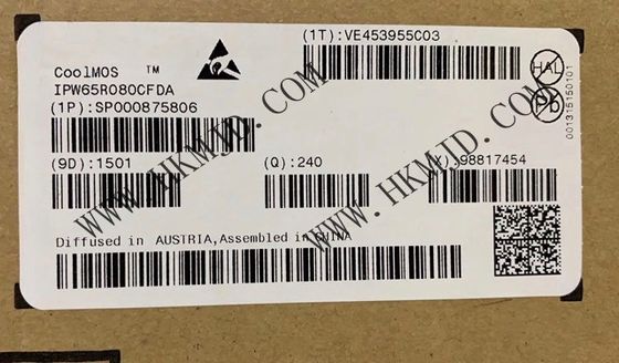 چیپ مدار یکپارچه IPW65R080CFDA MOSFET 50V 43.3A N کانال ترانزیستور