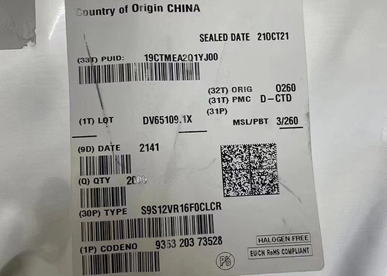 میکروکنترلر MCU S9S12VR16F0CLCR 25MHz S12VR میکروکنترلر سیگنال مخلوط 32-LQFP