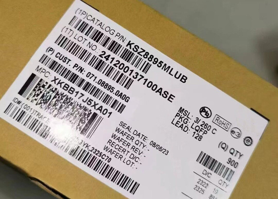 IC Ethernet KSZ8895MLUB سوئیچ های Ethernet خودرو 5 پورت یکپارچه LQFP-128