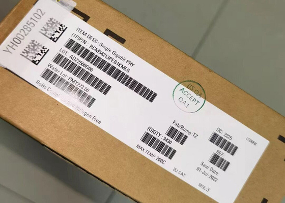 IC اترنت BCM54213PEB1KMLG Single Port RGMII گیرنده اترنت گیگابیت QFN-36