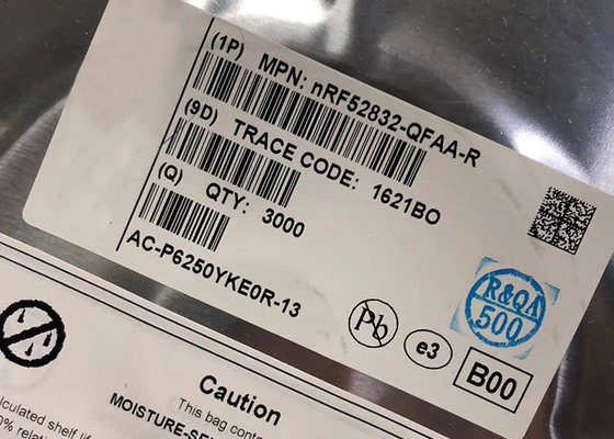 سیستم چند پروتکل RF روی تراشه NRF52832-QFAA-R NRF52832 BT Smart 2.4GHz SoC