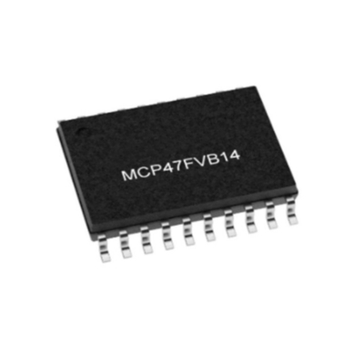 تراشه مدار یکپارچه MCP47FVB14-20E/ST 10-Bit Quad Output DAC Converter TSSOP-20