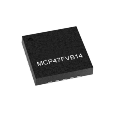 تراشه مدار یکپارچه MCP47FVB14-E/MQ 10 بیتی دیجیتال به تبدیل آنالوگ QFN-20
