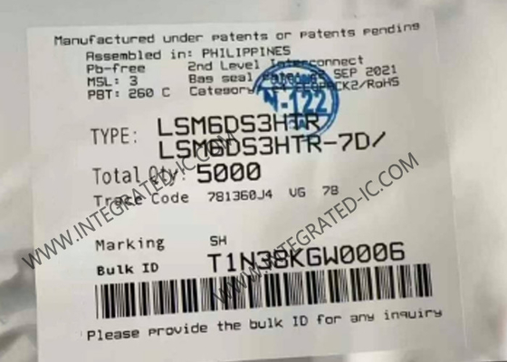 LSM6DS3HTR Sensor IC Motion Sensors LGA-14 iNEMO ماژول بی وقفه 6 محور IMU