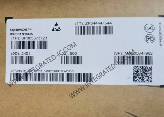 IPP051N15N5 Integrated Circuit Chip 150V N-Channel Power MOSFET ترانزیستورهای TO-220-3