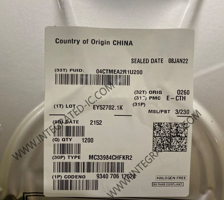 MC33984CHFKR2 مدار یکپارچه چیپ رانندگان بار IC سوئیچ های توزیع برق