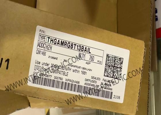 THGAMRG8T13BAIL حافظه IC تراشه 256Gbit NAND حافظه IC FBGA-153 eMMC فلش درایو