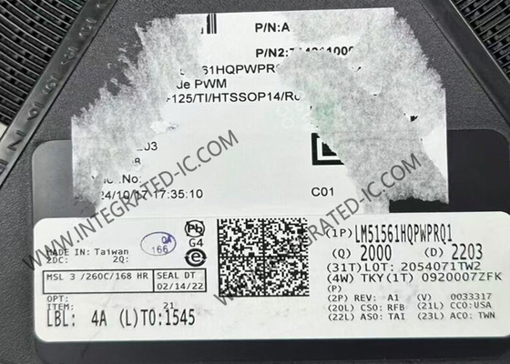 LM51561HQPWPRQ1 چیپ مدار یکپارچه کنترل کننده تقویت غیر هم زمان HTSSOP-14
