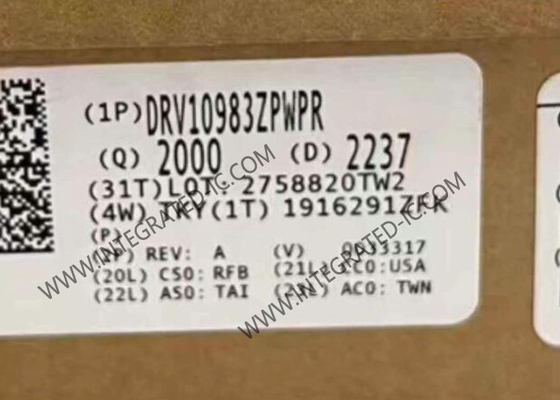 DRV10983ZPWPR تراشه مدار یکپارچه 24V 3A 3-Phase BLDC راننده موتور