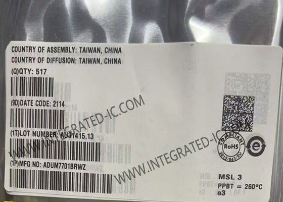 ADUM7701BRWZ تراشه مدار یکپارچه 16 بیت جدا شده سیگما دلتا ماژولاتور