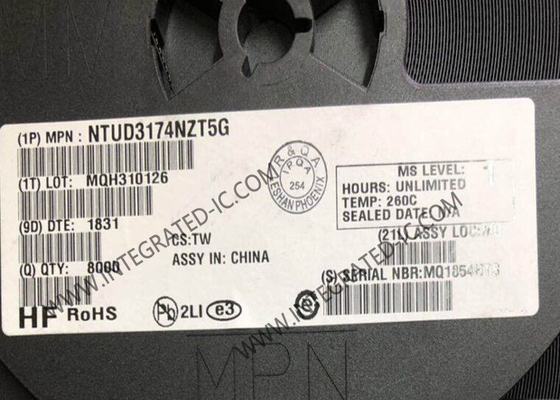 NTUD3174NZT5G ترازستورهای MOSFET دو کانال 20V 280mA