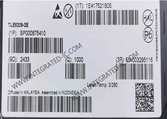 TLE8209-2E چیپ مدار یکپارچه 8.6A SPI برنامه نویسی H-bridge IC PG-DSO-20
