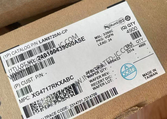 LAN8720AI-CP Ethernet IC Ethernet Transceiver لایه فیزیکی QFN-24 Ethernet PHY ها