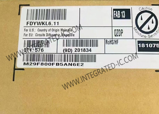 M29F800FB5AN6E2 حافظه IC تراشه 8Mbit موازی NOR فلش حافظه جاسازی شده TSOP-48