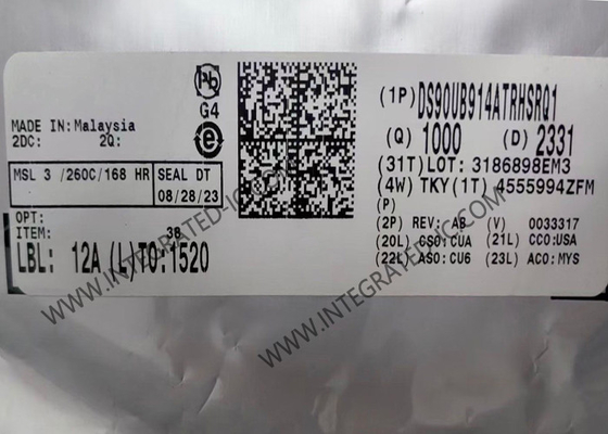 DS90UB914ATRHSRQ1 تراشه مدار یکپارچه FPD-Link III Deserializer WQFN-48 بسته