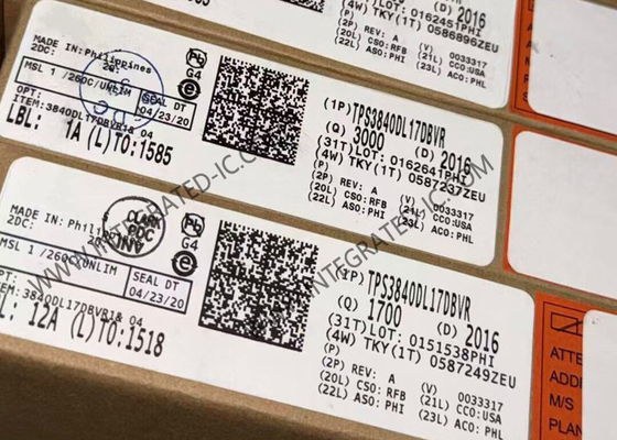 TPS3840DL17DBVR چیپ مدار یکپارچه کنترل کننده ولتاژ ورودی بالا با MR و تاخیر قابل برنامه ریزی